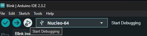 Start debugging